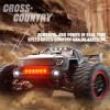 Машинка на радиоуправлении ZLL SG316 MAX 1:16 Black — скоростной монстр-трак 4WD с бесколлекторным двигателем, металлической трансмиссией, LED-подсветкой, до 80 км/ч, до 40 минут, до 300 м
